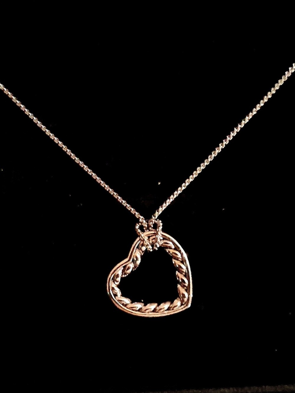 David Yurman Cable Heart Necklace